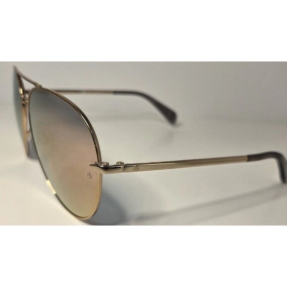 Rag and bone aviator sunglasses, Gold Trim Men Or Women's with case - Picture 3 of 11